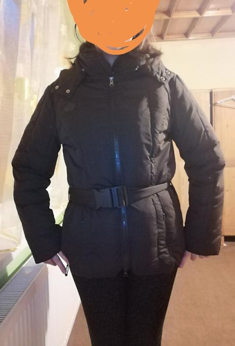 Hnedá vetrovka z lidla s poštou, m