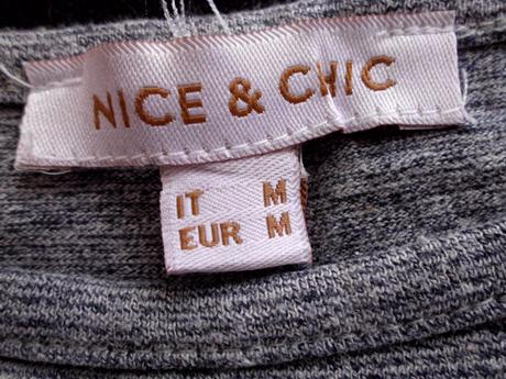 Oversize tričko nice& chic, m