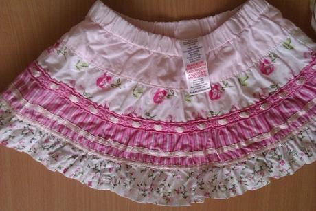 Letné súpravy s kvietočkami,sukňa a blúzka,2x, 68