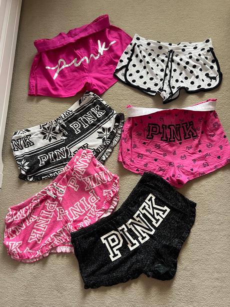 Pyžamove kratasky pink victorias secret, victoria's secret,m