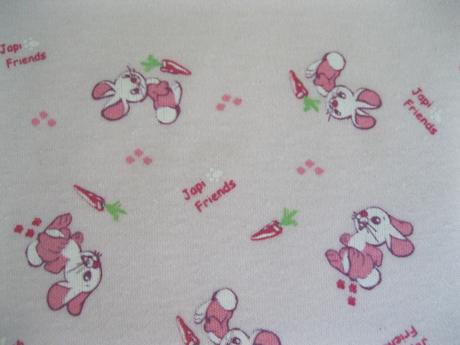 Ružové body so zajačikmi, japitex,80
