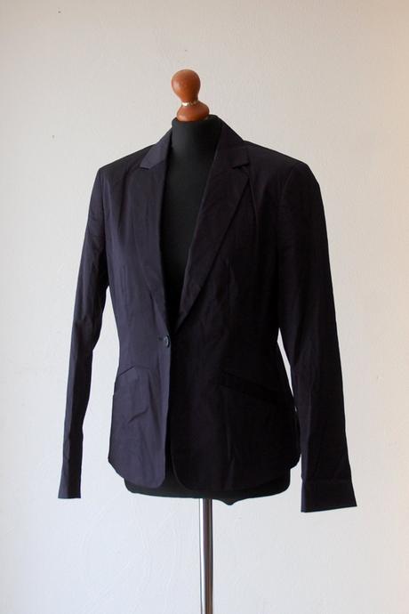 Elegantné tmavomodré dámske sako (blejzer), timeout,m