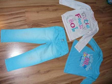 Bledomodré rifle s dvomi tričkami, 110