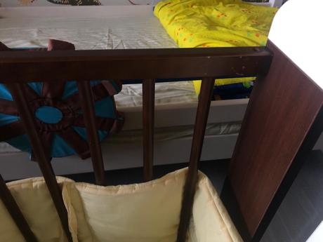 Detská postieľka žirafa, šírka (cm): 60,dĺžka (cm): 120