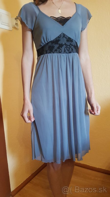 Krátke sivé šaty, bonprix,s