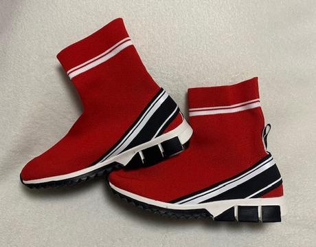 Elastické červené tenisky, 40