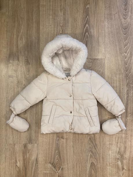 Zimná bunda pre dievčatko, f&f,86