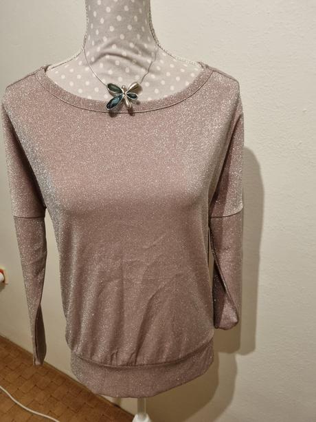 Staroružový trblietkavý top f&f  veľ. l, l