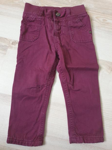 Dvoje zateplené nohavice 86, f&f,86