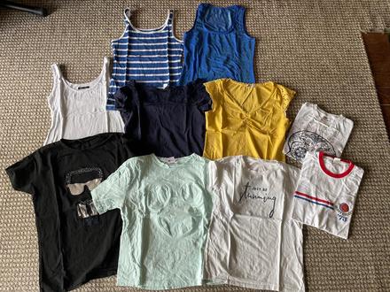 10ks triciek damskych s/m, m