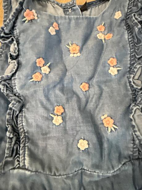 Jeans overal vyšívaný, george,92