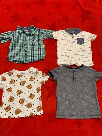 Tričká a košeľa v. 74, 68–80