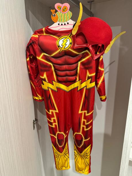 Kostým superhrdina flash veľkosť 98/104,
