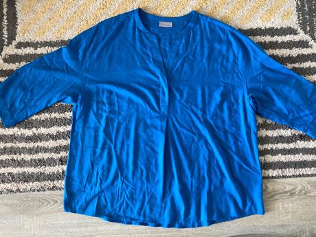 Modrý top canda, c&a,48