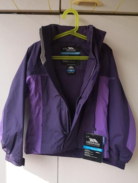 Trespass dievčenská nepremokavá bunda veľ.5-6rokov, 110 / 116