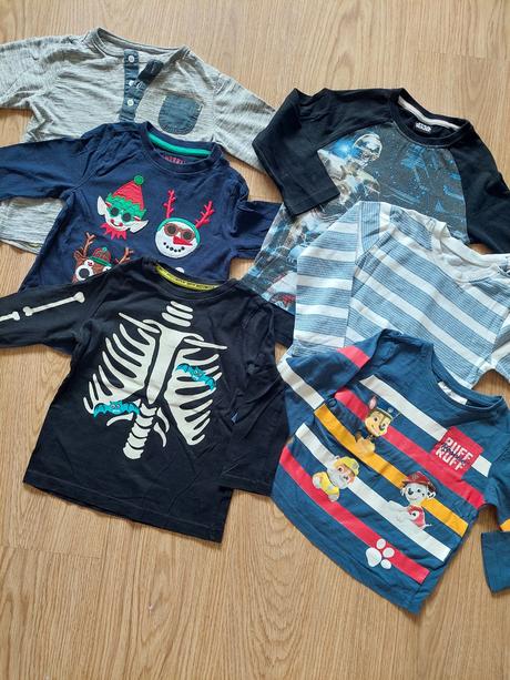 Tricka dlhy rukav 92/98 6ks, 92