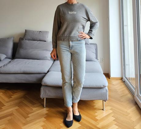 Zara mikina s napisom  s-m, zara,s