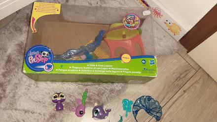 Sada littlest pet shop slide & dive lagoon, 