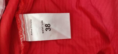 Červené prúžkované krátke nohavice gate, gate,38