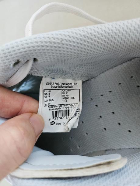 Halovky kipsta, vel.41, kipsta,41