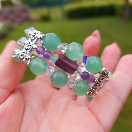 Náramok z minerálov pre znamenia blíženci, panny, 