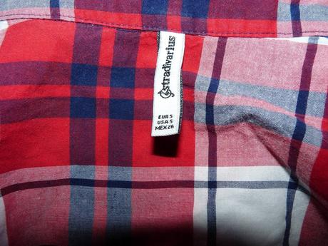 Kockovaná košeľa, stradivarius,s