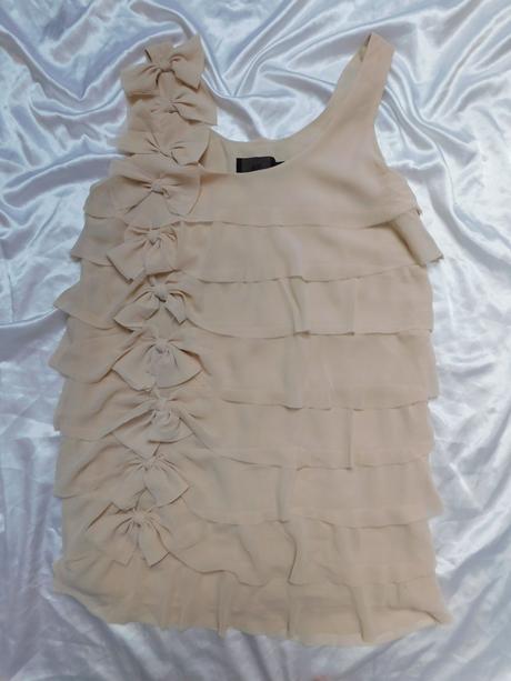 Pekne trendy volanikove šaty, h&m,38