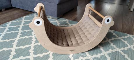 Hojdačka utukutu spectra natural + držiak a vankúš, 