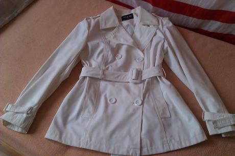 Dámsky biely plášť, l