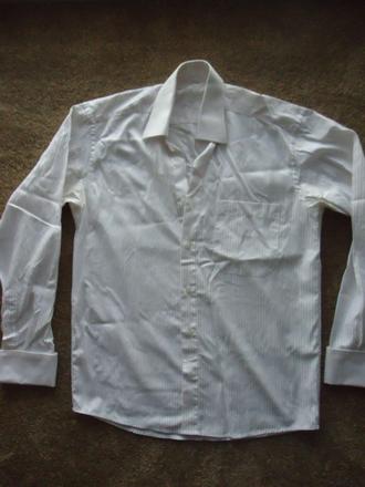 Alain delon pánska košeľa na manžetový gombík v.40, l