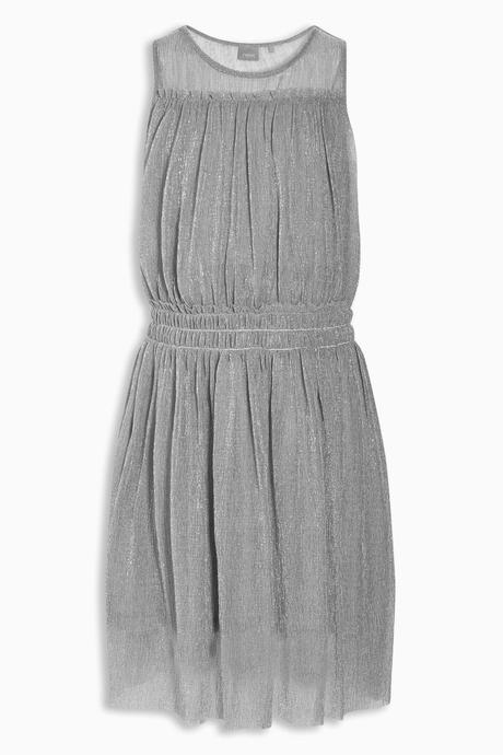 Moderné lesklé šaty next uk, next,146 / 164