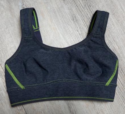 Sivá športová podprsenka, tchibo,75b