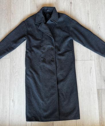 Sivý kabát trendyol 38, 38