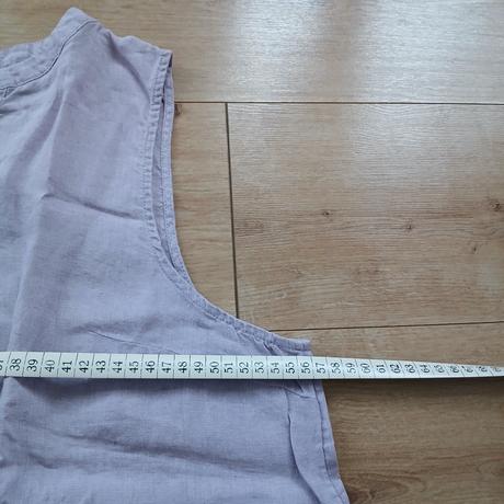 Ľanová svetlofialová letná blúzka, s.oliver,46