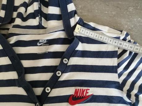 Hebké pruhované tričko nike v164, 13-14r.,bavlna, nike,164