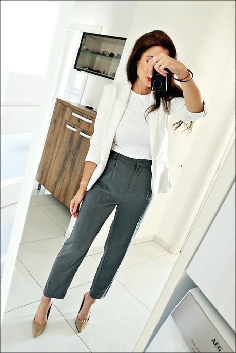 Šedé nohavice amisu, amisu,xs