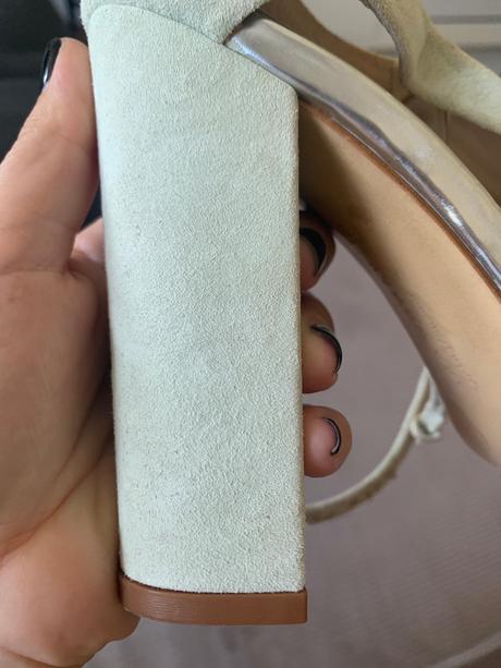 Sandale na opatku, zara,37