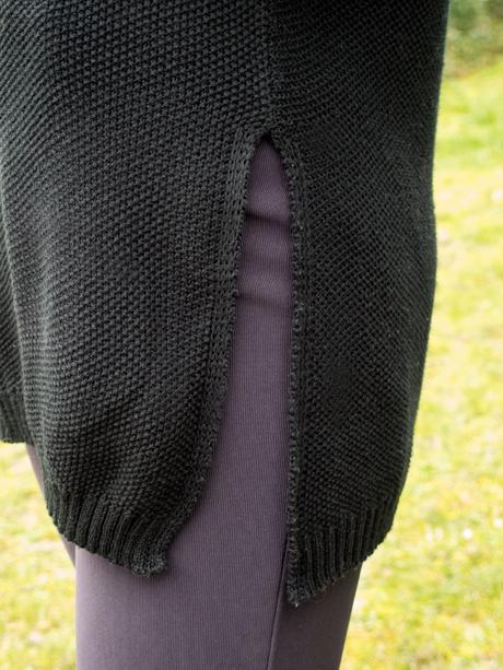 Čierny elegantný pulóver, 40