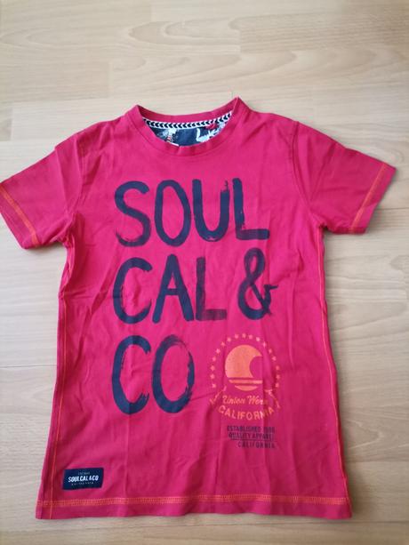 Chlapčenské tričko červené na 9-10r., 140