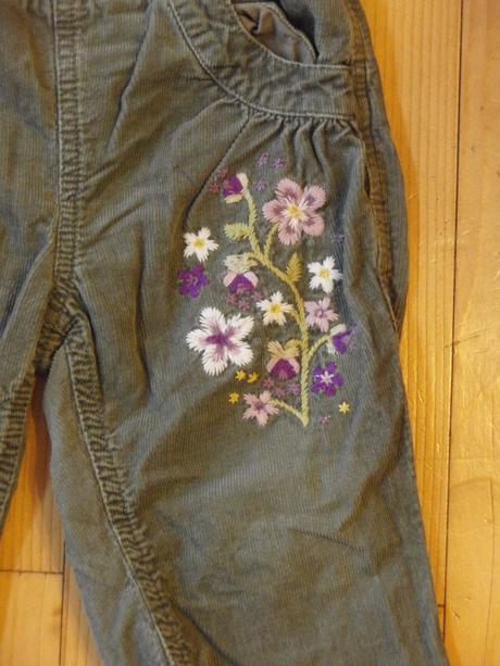 Menčestrové nohavice pre 12 - 18m, h&m,86