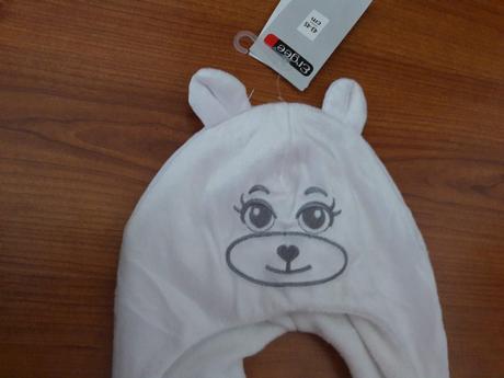 Flisova čiapka macko (obvod 43-45 cm), ergee,74