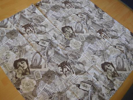 Obrus bavlnený s dámou-133 x 136cm,, 