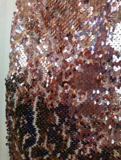 Dámska elastická sukňa s flitrami, loredana, s-m, m