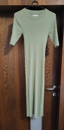Bledozelené basic šaty, reserved,s