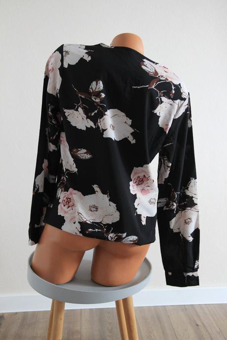 Červený kvetinový top, m, m