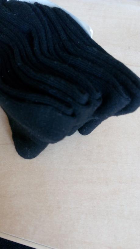 5x čierne ponožky, 23-26, f&f,23