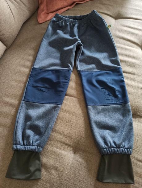 Nohavice - soft shell zateplené, 134