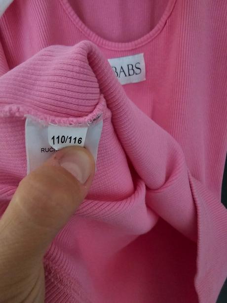 Rebrované šaty s mašľou babs, 110