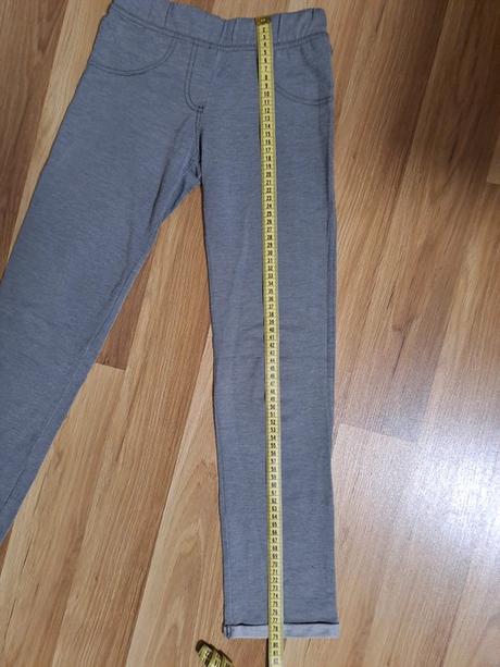Tenké nohavice tezenis sivé veľkosť 140, tezenis,140