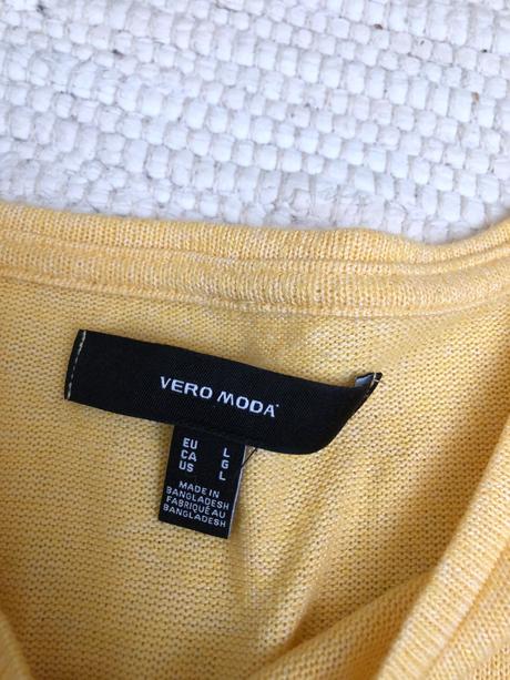 Bledožltý svetrik, vero moda,l